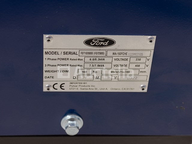 Ford fdt10200se 3phase diesel generator - afbeelding 9 van  19