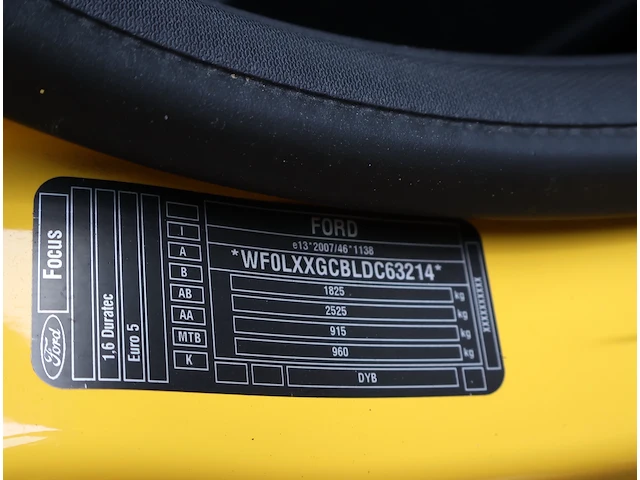Ford focus – wf0lxxgcbldc63214 – 2013 - afbeelding 5 van  16