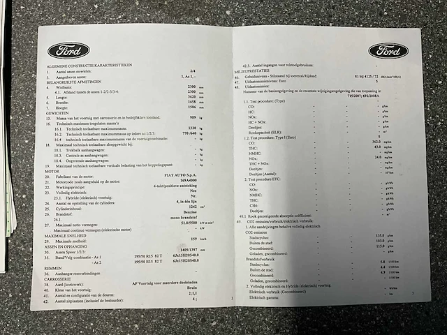 Ford k ru8, 2012 - afbeelding 21 van  29