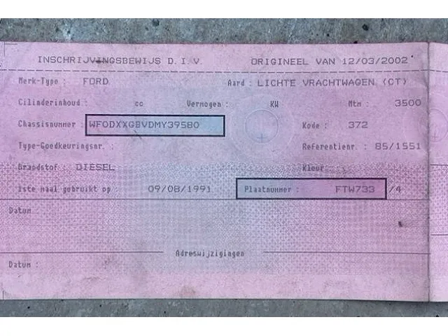 Ford lichte vracht - afbeelding 9 van  18