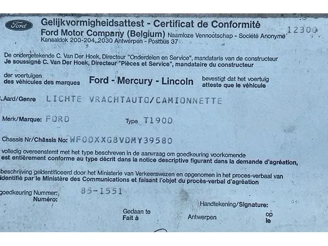 Ford lichte vracht - afbeelding 17 van  18