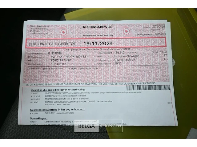 Ford transit - lichte vrachtauto - afbeelding 7 van  23