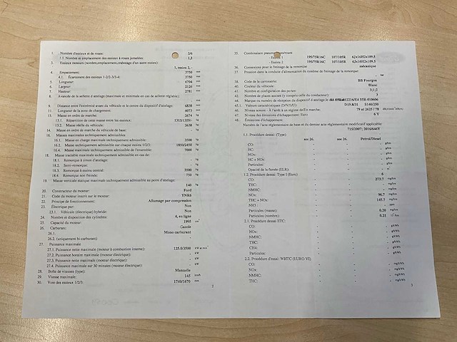 Ford transit bestelwagen uit 2017 - afbeelding 37 van  43