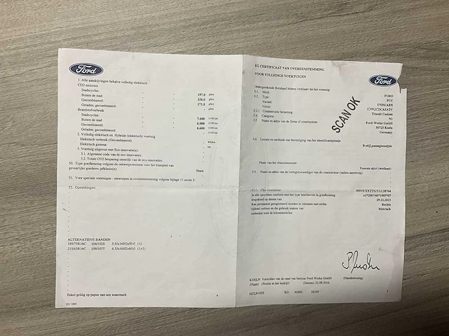 Ford transit custom 2016 - afbeelding 24 van  30