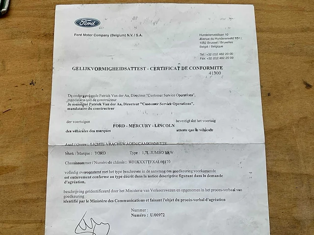 Ford transit lichte vracht - 3 pers. - afbeelding 57 van  62