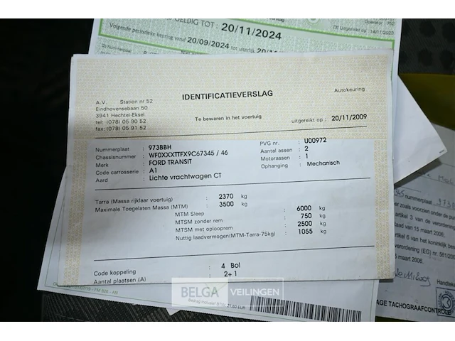 Ford transit lichte vrachtwagen - afbeelding 2 van  18