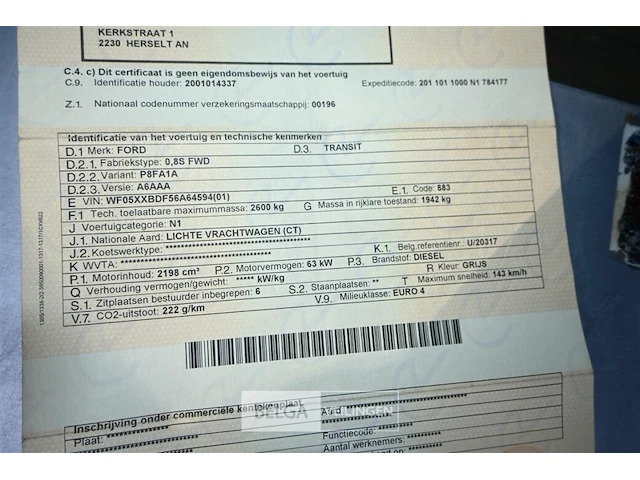Ford transit lichte vrachtwagen - afbeelding 3 van  22