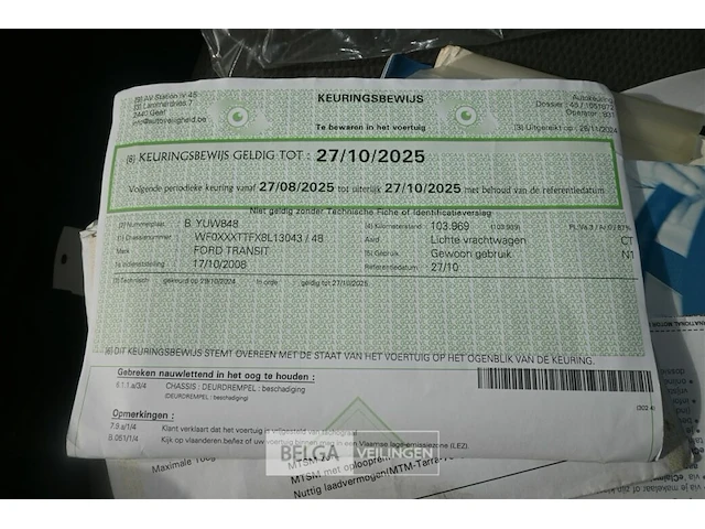 Ford transit lichte vrachtwagen - afbeelding 11 van  27