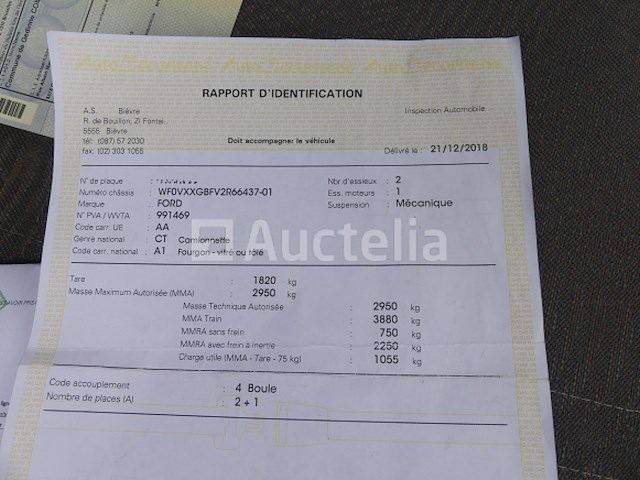 Ford transit pick-up vrachtwagen (2017-112.942 km) - afbeelding 21 van  30