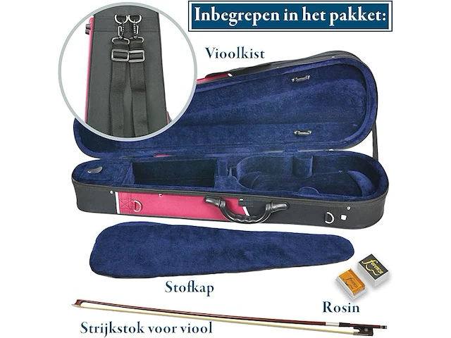 Forenza prima 2 volledige 4/4 maat viooloutfit - afbeelding 5 van  5