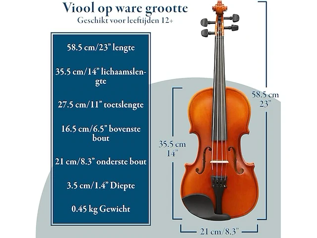 Forenza uno -serie 4/4 volledige viooluitrusting - afbeelding 2 van  4