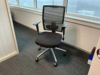 Formica houten l-vorm bureauopstelling schärf - afbeelding 4 van  7