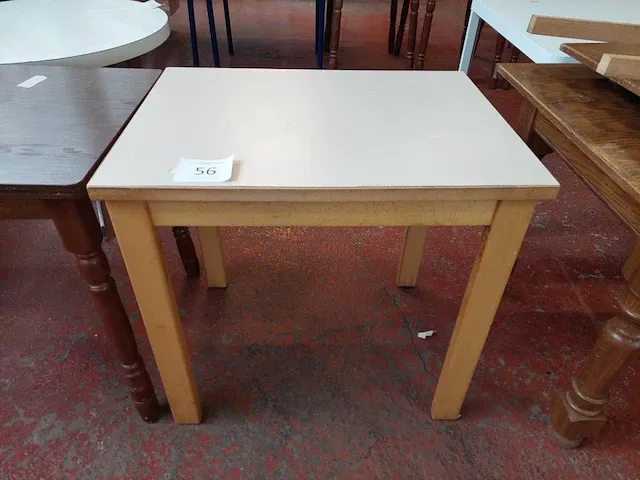 Formica houten tafel - afbeelding 1 van  1