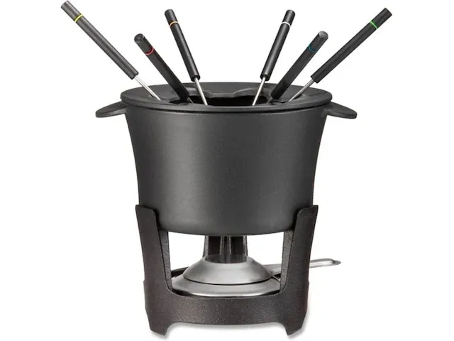 Forte fondueset - 1,3 liter - gietijzer - zwart - afbeelding 1 van  1