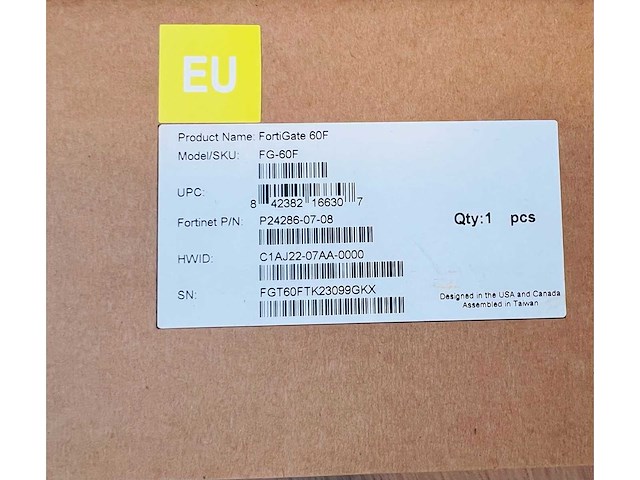 Fortinet - fortigate 60f firewall - server - afbeelding 4 van  4