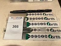 Fortis. n 3. 3,45 din. mk. hss boren,16/17.5/18/18,5/19 mm. (5x) - afbeelding 1 van  1