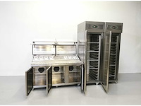 Foster - fps3gr/epro26bs - gekoelde tafel met koelkast en vriezer - afbeelding 2 van  2