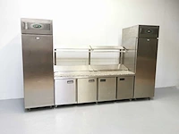 Foster - fps4gr/epro26bs - gekoelde tafel met koelkast en vriezer - afbeelding 2 van  3