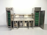 Foster - fps4gr/epro26bs - gekoelde tafel met koelkast en vriezer - afbeelding 1 van  5