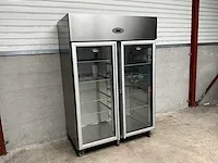 Foster prog 1350 h-a dubbele glasdeurkoelkast - afbeelding 1 van  6