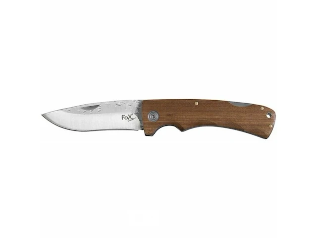 Fox outdoor klapmes met houten handvat - afbeelding 1 van  2