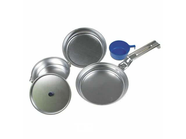 Fox outdoor kookset / pannenset aluminium 5-delig - afbeelding 1 van  2