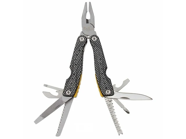 Fox outdoor multitool met carbon handvat - afbeelding 1 van  2