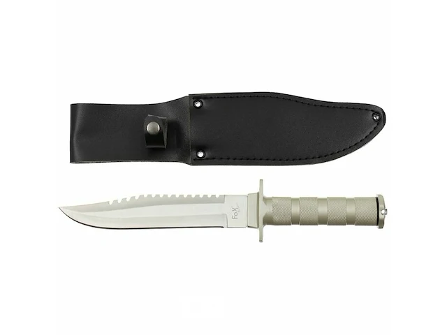 Fox outdoor survival mes met aluminium handvat - afbeelding 1 van  2