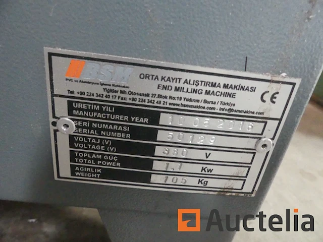 Fraiseuse d'extrémité bsm eindfreesmachine - afbeelding 7 van  7