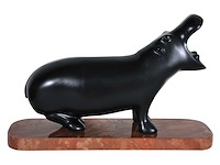 François pompon - hippopotame - brons - afbeelding 3 van  7