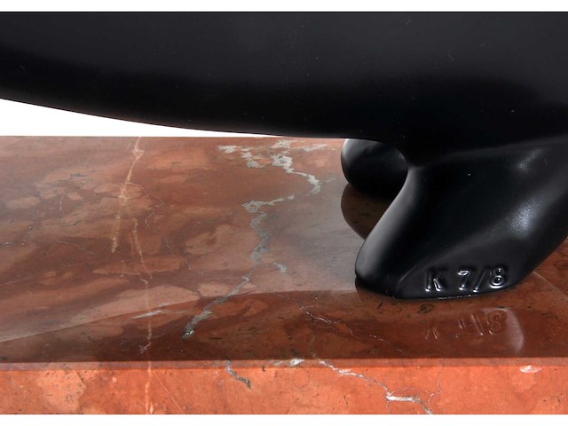 François pompon - hippopotame - brons - afbeelding 6 van  7