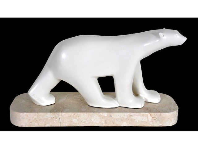 François pompon - ijsbeer - brons - afbeelding 5 van  8