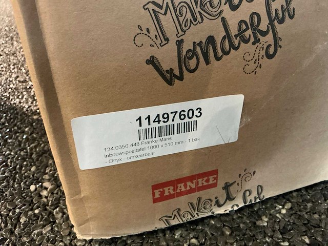 Franke maris inbouw spoeltafel - afbeelding 3 van  3