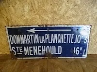 Frans emaille wegwijzer - afbeelding 2 van  3