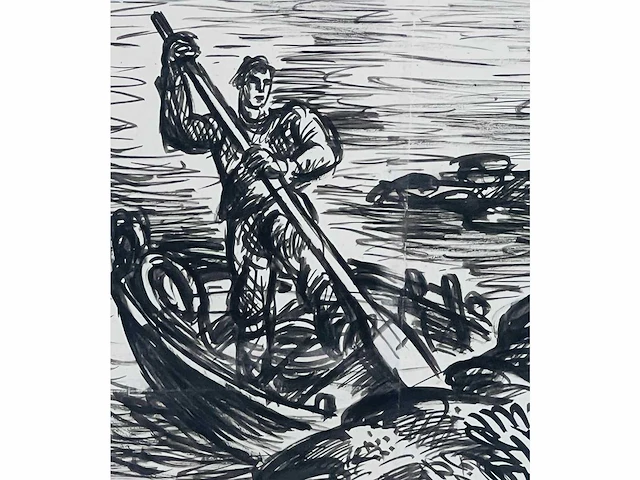 Frans masereel - tekening - afbeelding 2 van  7