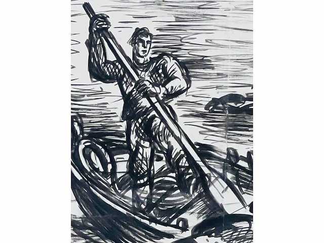 Frans masereel - tekening - afbeelding 3 van  7