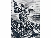 Frans masereel - tekening - afbeelding 3 van  7