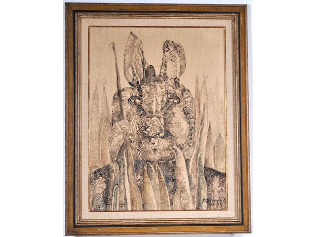 Frans minnaert - gemengde techniek op doek - afbeelding 1 van  7