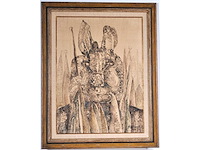 Frans minnaert - gemengde techniek op doek - afbeelding 1 van  7