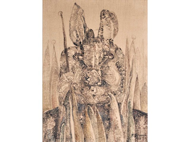 Frans minnaert - gemengde techniek op doek - afbeelding 2 van  7