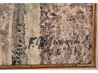 Frans minnaert - gemengde techniek op doek - afbeelding 3 van  7