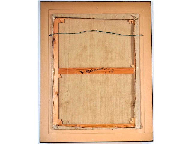 Frans minnaert - gemengde techniek op doek - afbeelding 7 van  7