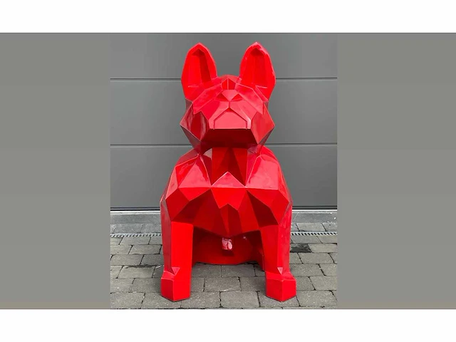 Franse bulldog orginami h130cm - afbeelding 1 van  2