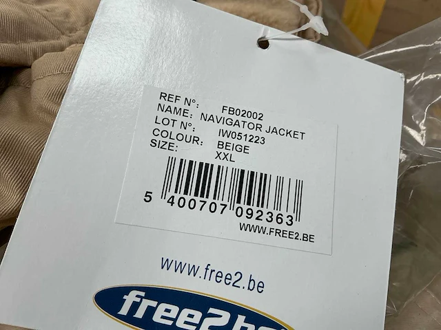 Free2b navigator jas (10x) - afbeelding 3 van  3