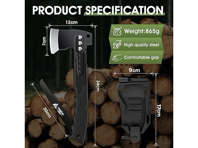 Freelander bijl, 34 cm - afbeelding 2 van  4