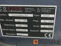 Freesmachine horizontale cnc cosign x500, stofcollector voor cnc op wielen alko vermogen exemplaar - afbeelding 1 van  26