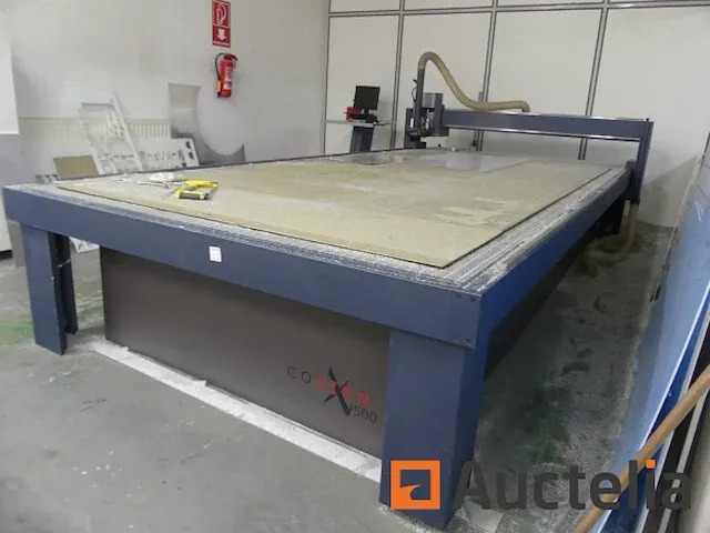 Freesmachine horizontale cnc cosign x500, stofcollector voor cnc op wielen alko vermogen exemplaar - afbeelding 17 van  26