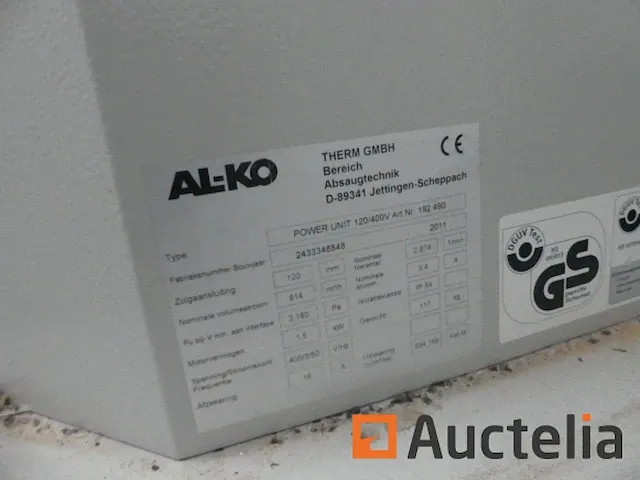 Freesmachine horizontale cnc cosign x500, stofcollector voor cnc op wielen alko vermogen exemplaar - afbeelding 18 van  26