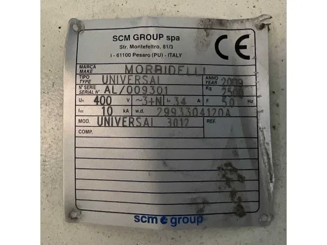 Freesmachine, morbidelli universal 3012, 2009 - afbeelding 7 van  7