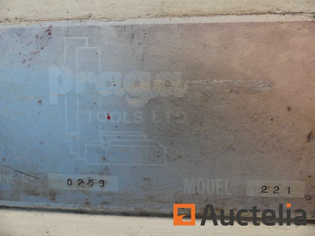 Freesmachine praga gereedschap 221 - afbeelding 6 van  17